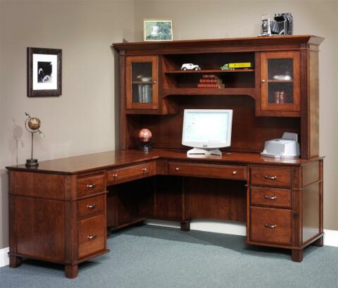 850 Arlington L-Shaped Desk with 840 72