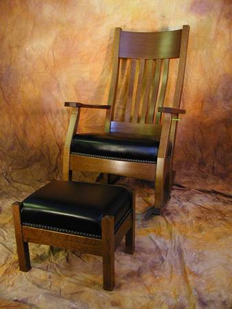 Shop Tommy Rocking Footstool  Handcrafted Amish Furniture from Country  Lane Furniture