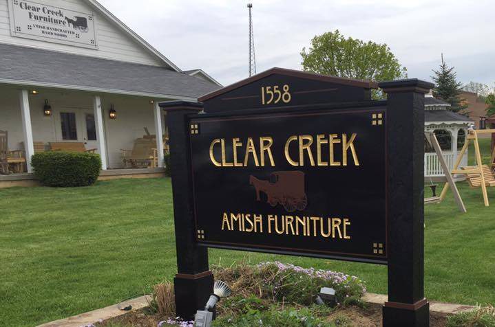 Clear Creek Amish Furniture Store Features Poly Outdoor Furniture