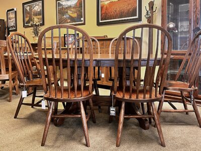 Traditional Double Pedestal Dining Set